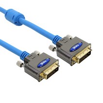 DVI-D 듀얼 최고급형 모니터 티비 PC 연결 케이블/30인치 모니터 연결가능 24K금도금/최대해상도 2560 1600지원/노이즈필터 적용/DVI 메탈듀얼 연결선, 2m