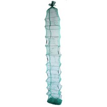 Foldable 낚시 그물 Crawdad 새우 물고기 함정 그물, 설명, 라이트 그린