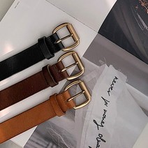 조군샵 토브 소가죽 금장 벨트_A3398