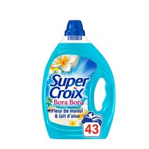 Super Croix 슈퍼크록스 보라보라 액상 세탁세제 모노이 플라워 앤 알로에 밀크 2.15L