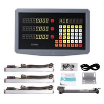 선반 밀 Dro 3 축 SDS3MS 디스플레이 및 3PCS 선형 저울 5U 5V TTL YHSINO 광학 눈금자/라인/인코더 크기 100 ~ 1000MM, SDS3MS Dro Set, CHINA