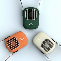 샤오미 Yujian 목걸이 거치 레트로 선풍기 브리시리스 모터 6시간 사용 3단계 풍향조절, 오렌지, Yujian 목걸이형 레트로 선풍기 / YJ161042