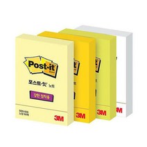아트박스/쓰리엠 3M 슈퍼스티키 포스트잇 656-SSN 1패드 [000316, 단품