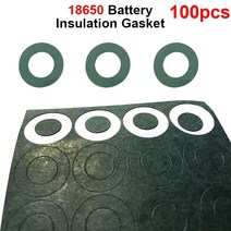 100pcs 18650 리튬 이온 배터리 절연 가스켓 보리 종이 배터리 팩 셀 중공 절연 전극 절연 패드