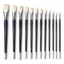 ++티앤북++아크릴구성붓 미술 유화 디자인 미술용 준비물 천연모 아크릴+++, +++_단일상품+++