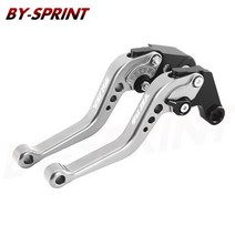 2018 새로운 오토바이 브레이크 레버 CNC 조정 가능한 짧은 클러치 야마하 R6 2005-2016, 13 B Silver YZF-R6