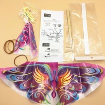 서핑 DIY 조립 날개가 퍼지는 날개 비행 모델 새 항공기 연 야외 장난감 비행기 카이트 선물 어린이 학교 교육, [01] 1 pcs  color random