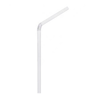 자바라 빨대 투명 7mm x 21cm, 400개입, 2개
