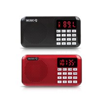 뮤직큐 BK-666 효도라디오 충전기 음원100, 블랙, BK-666 플레이어