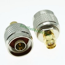 SMA 커넥터-SMA N BNC UHF RPSMA SO239 PL259 수컷 암컷 스트레이트 RF 어댑터 컨버터, 1Pcs N SMA-JJ