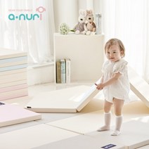 1+1 아누리 항균 플레이 국민 아기폴더매트70x200, 항균/캔디핑크/70x200