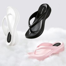 3컬러 여성통굽쪼리 웨지슬리퍼 키높이 플랍조리 LK플랍2