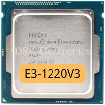 1231V3 인텔 제온 E3 1220 V3 E31220V3 3.1GHz 쿼드 코어 CPU 컴퓨터 프로세서 LGA 1150 SR154, 한개옵션0