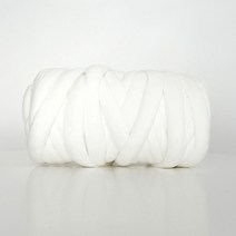 글램디브 자이언트얀 패브릭얀 1kg 손뜨개 핸드니팅 핑거니팅 핸드 손뜨개 가방 방석 뜨개실 점보얀, 화이트