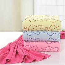 더자카 큐티래빗 특대 비치타월 3종세트, 아이보리, 블루, 핑크, 1세트