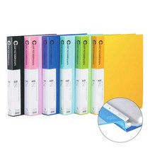 A4 클리어화일 60P/색상랜덤, A4클리어화일60P(색상랜덤)