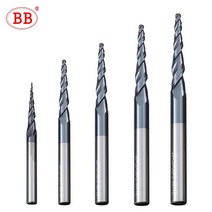 BB 볼 코 테이퍼 엔 밀 솔리 경 조각 라터 비트 릴리 원목 금속 CNC 밀링 커터 코팅 3.175mm 4mm 1PCS, R1x47xD8x85, 24 R1x47xD8x85