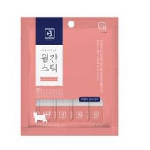 브리더랩 고양이 습식 건강 간식 월간스틱 (닭가슴살&연어), 30개입, 8팩