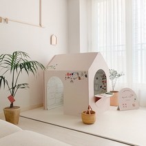 루미레브 스티커북 대형종이집 만들기 플레이하우스, 아이싱핑크