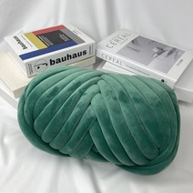 퓰렌 자이언트얀 벨벳 패브릭 1kg 가방, 벨벳 1kg, 그린