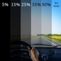 고방유리시트지 망입유리 그라데이션시트 VLT 5-15-25-35-50% 블랙 자동차 윈도우 포일 틴트 틴팅 자체 접착 필름 홈 유리 태양 UV 프로텍터 스티커, 50x500cm, VLT 35