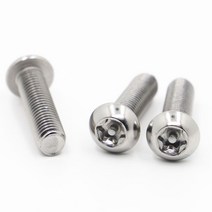 M6 보안 볼트 Torx 스테인레스 스틸 서스 304 A2 버튼 헤드 변조 방지 나사 핀 스크류, M6 (5개), 25mm, 1개