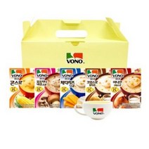 보노 선물상자 + 스프 5종 x 3p + 머그컵 세트, 5세트