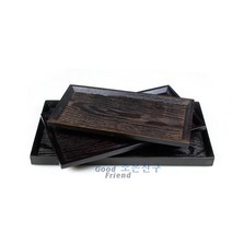 옻칠 원목 트레이(옻칠 후식쟁반 중) 31 x 17, 본상품선택, 본상품선택
