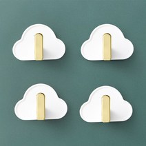 영결무람 고급 접착식 다용도 후크 8p, 화이트