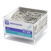 달방구 화신 실버클립 리치팩 대용량 페이퍼 클립 점보 실버크립, 화신 리치실버클립 1개