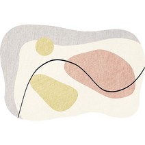 북유럽 러그 거실 카페트 사계절 단모 대형 특대 논슬립 매트 타원형 원형