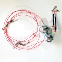 심쿵낚시-스나이퍼 감성추 감성볼 봉돌 원투 묶음채비 2개1세트