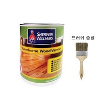 셔윈윌리암스 수성바니쉬 내외부 키트 투명 반광 (1L)