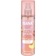 이사나 복숭아향 바디 향수 200ml ISANA Body Fragrance Sweet as a Peach, 1팩