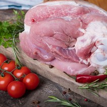 국내산 돼지 미박뒷다리살 미후지 냉동 1kg 제육볶음 찌개용 불고기용 잠봉, 5kg, 작업 안함(덩어리)