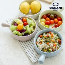 까사니 세라믹 핸들형 원형접시 손잡이 앞접시 문복희 입짧은햇님 앞접시 유튜버 먹방 라면 디저트 시리얼 그릇 전자렌지용 오븐용 다용도 도자기 그릇 핸들 플레이트, 화이트, 1개