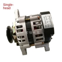 원예 농업용 기계 수월한 작업 순수 구리 농업 세발 자전거 트랙터 12V/24V 고전력 영구 자석 AC 및 DC 이중 발전기, [02] 12V double head