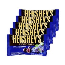 허쉬 다크초콜릿 아사이앤드블루베리 38g x 5개, 단품