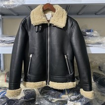 ZARA 자라 남성 무스탕 자켓 집업 가죽 점퍼 퍼자켓
