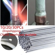 스텐 아크 알곤 용접봉 범용 구리 알루미늄 철 스테인레스 스틸 코어 솔더 와이어 전극 솔더 파우더 필요 없음, 협력사, 30개, 2mmx33cm