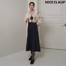 [나이스크랍] 나이스클랍 벨티드 훌 롱 스커트 N224MWS906