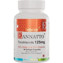WELLNESS EXTRACT E Annatto Tocotrienols Deltagold 125mg 비타민E 아나토 토코트리에놀 60소프트겔