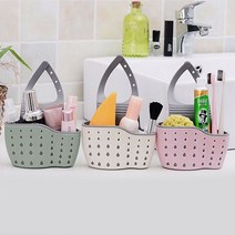 물빠짐 싱크대 수세미걸이 홀더 거치대 수전 걸이용, 수세미걸이 핑크 수전걸이용, 1개