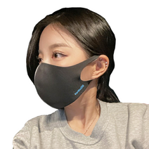 운동선수 마스크 쿨링 달리기 사계절 숨구멍 축구 야구선수 테니스 마라톤 트레이닝 스포츠마스크, 스트랩(멀티형) 네이비 (2개)