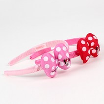 미니마우스 머리띠(랜덤발송) 봉제리본 헤어밴드 리본 미니마우스머리띠, 단품, 상세페이지 참조, 상세페이지 참조