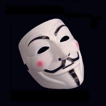 가면 어나니머스 마스크 탈 브이포벤데타 해커 할로윈