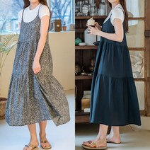빅사이즈사랑해요 J067L207 캉캉플레어나시원피스 BZ