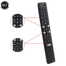 스마트 리모컨 만능 리모콘 스위치 블루투스 tv rc802n ya12 yul1 rc802n ya12 rm-l1508과 호환되는 netflix 버튼이 있는 rce 기능이 있는, 검은색