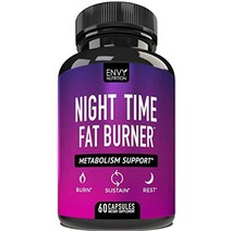 Envy Nutrition 지방 버너 커피 콩 추출물 흰 강낭콩 60캡슐, 1