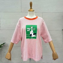 에잇컨셉 강서 홈플러스몰05 테니스덕T 라운드 캐주얼 롱 반팔 데일리 옆트임 티셔츠 C22F1FTS039